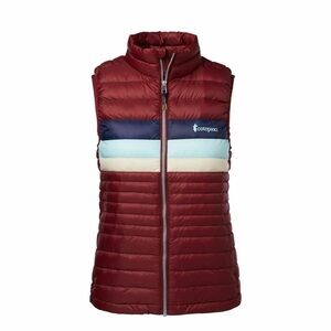Cotopaxi Fuego Down Vest in Port in a women’s size L